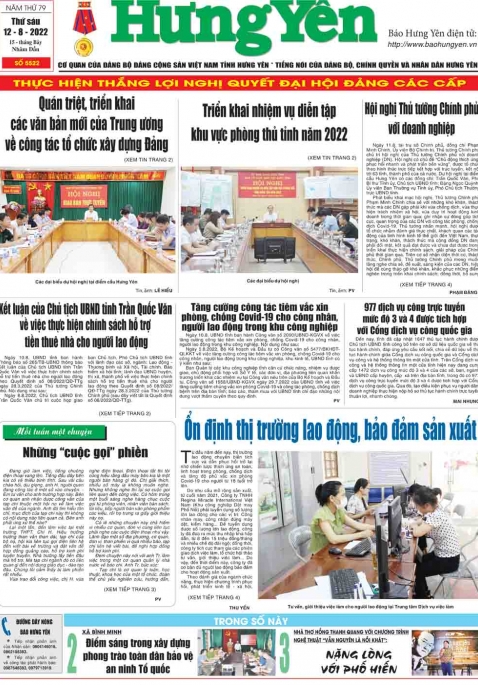 Báo in ngày 12.8.2022