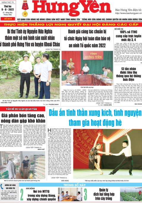 Báo in ngày 9.8.2022