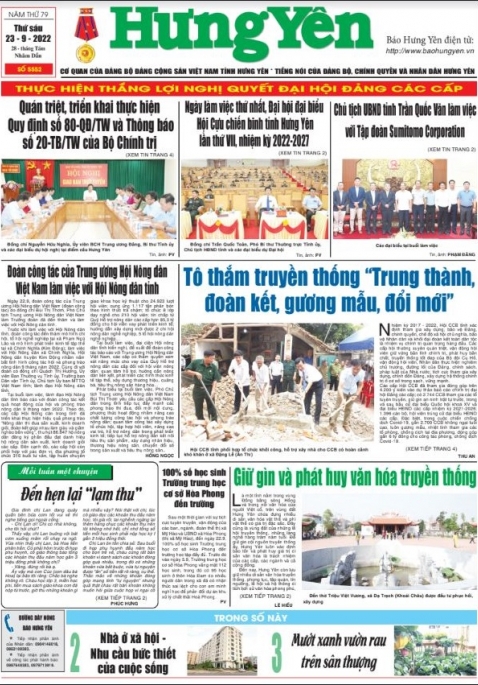 Báo in ngày 23.9.2022