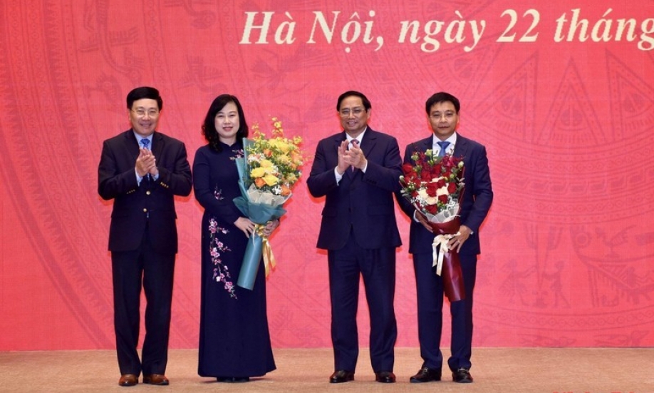 Thủ tướng Phạm Minh Chính trao Quyết định bổ nhiệm hai Bộ trưởng