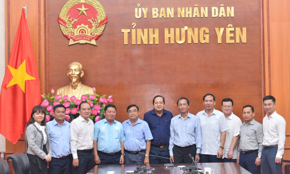 Đoàn công tác của UBND tỉnh Long An làm việc tại tỉnh Hưng Yên