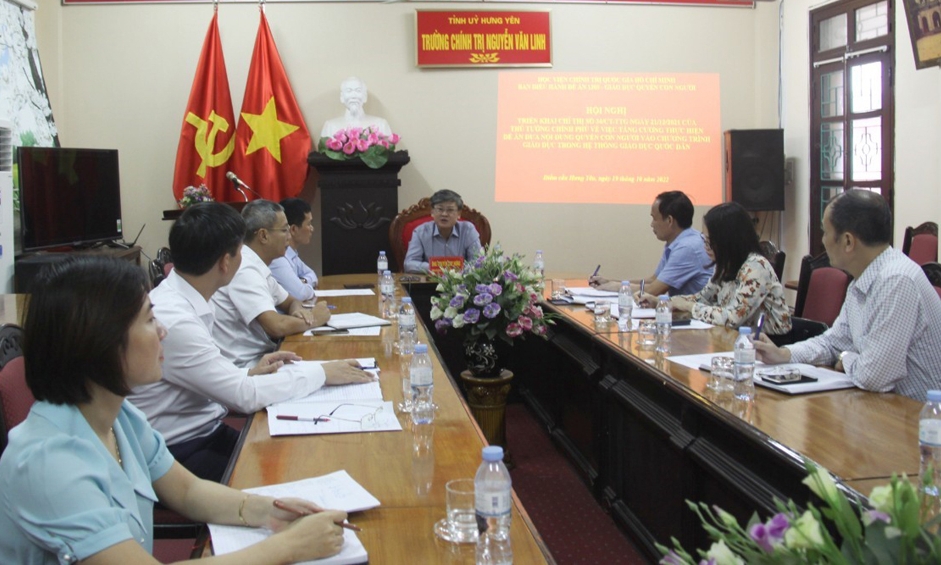 Tăng cường thực hiện Đề án đưa nội dung quyền con người vào chương trình giáo dục