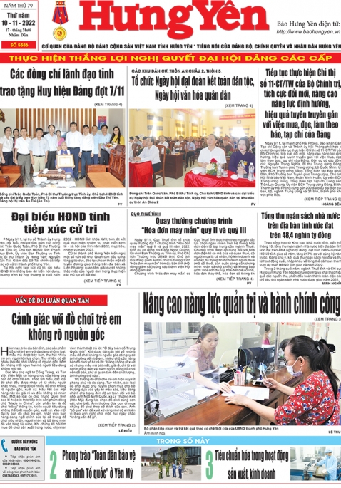 Báo in ngày 10/11/2022