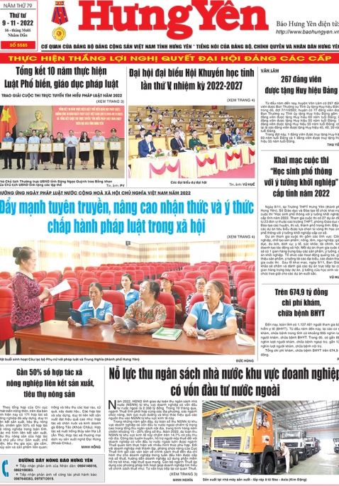 Báo in ngày 9/11/2022