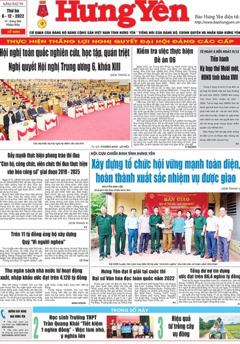Báo in ngày 6/12/2022