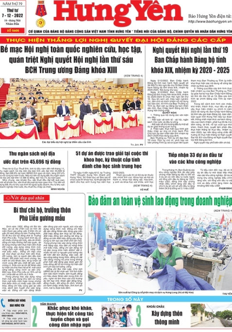 Báo in ngày 7/12/2022