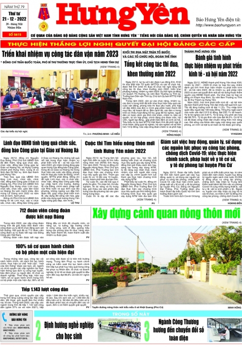 Báo in ngày 21/12/2022