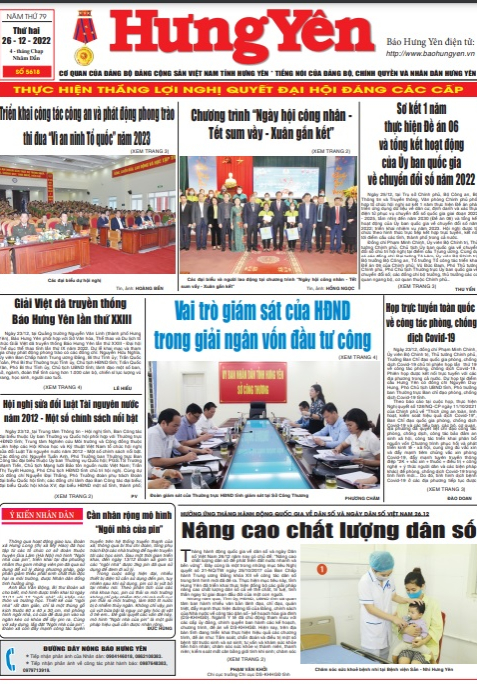 Báo in ngày 26/12/2022