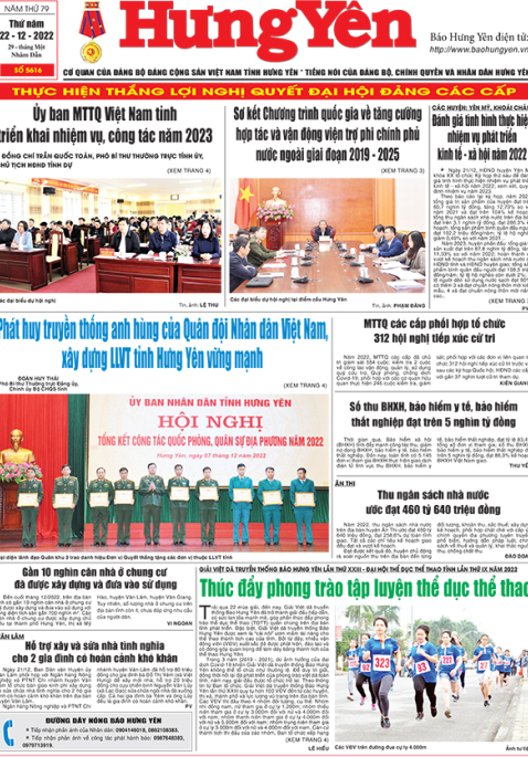 Báo in ngày 22/12/2022