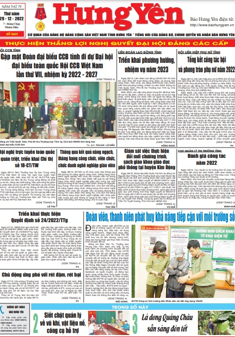 Báo in ngày 29/12/2022