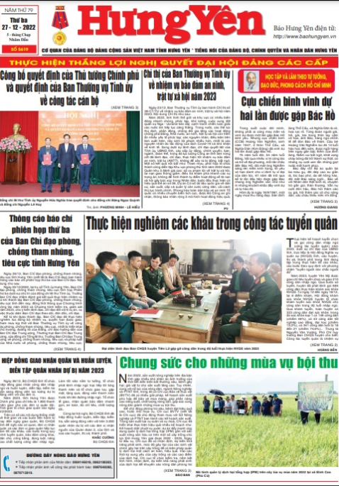 Báo in ngày 27/12/2022