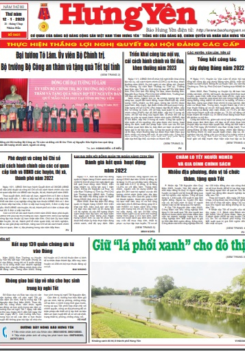 Báo in ngày 12/1/2023