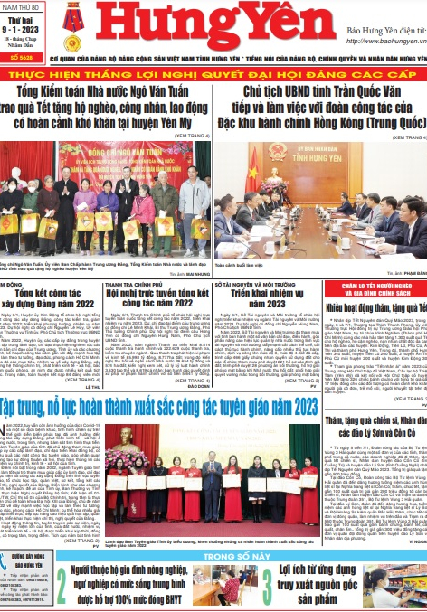 Báo in ngày 9/1/2023