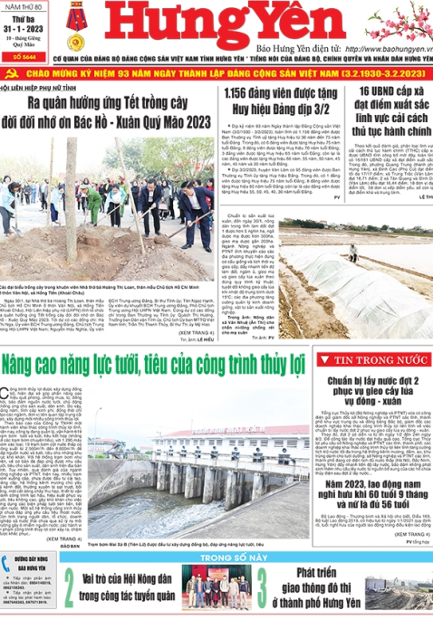 Báo in ngày 31/1/2023