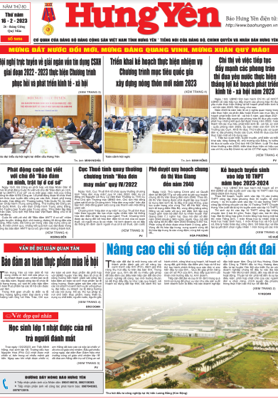 Báo in ngày 16/2/2023