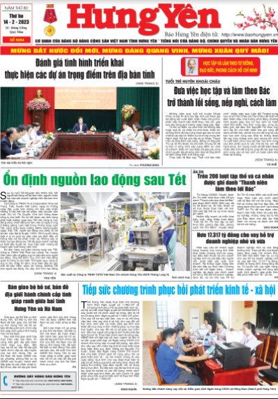 Báo in ngày 14/2/2023