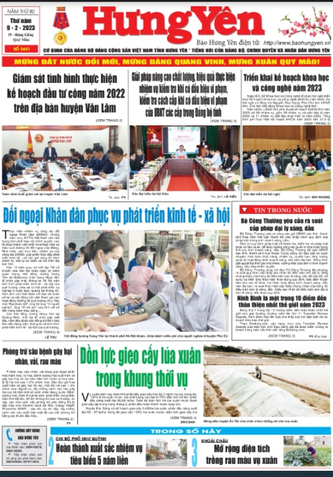 Báo in ngày 9/2/2023