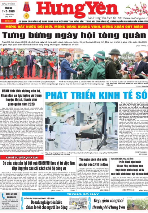 Báo in ngày 7/2/2023