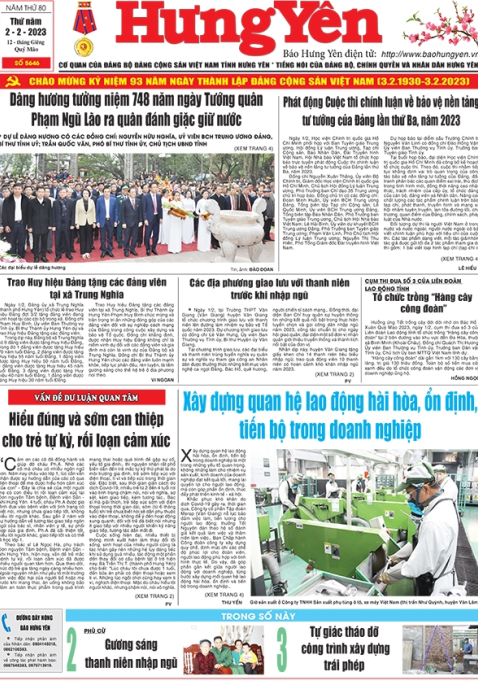 Báo in ngày 2/2/2023