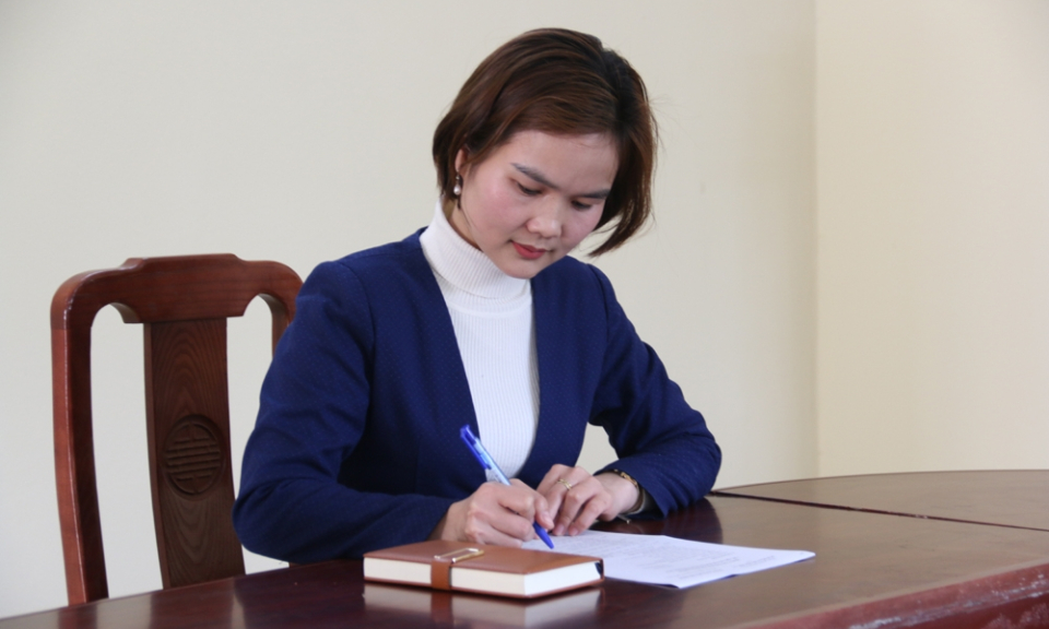 Bí thư Đoàn xã Nhật Quang với Giải thưởng Lý Tự Trọng