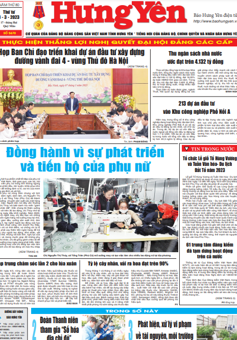 Báo in ngày 8/3/2023