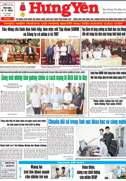 Báo in ngày 9/3/2023