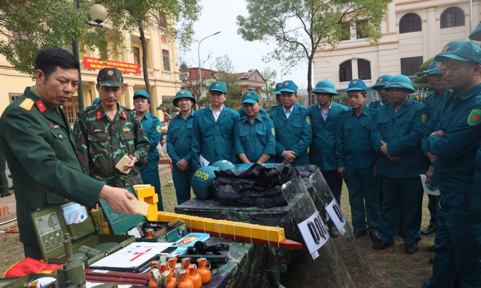 Sôi nổi thi đua vì một mùa huấn luyện hiệu quả