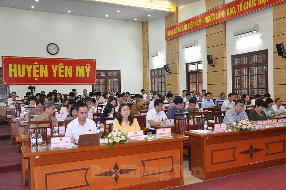 Yên Mỹ: Đánh giá tình hình thực hiện nhiệm vụ phát triển kinh tế - xã hội 6 tháng đầu năm 2023