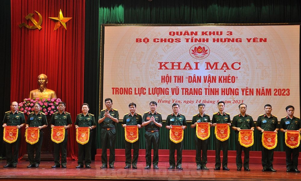 Hội thi “Dân vận khéo” trong lực lượng vũ trang tỉnh