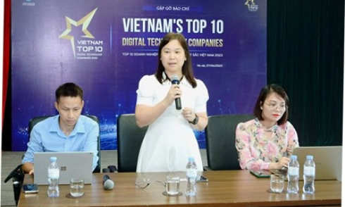 Phát động Chương trình Top 10 Doanh nghiệp Công nghệ số xuất sắc Việt Nam 2023