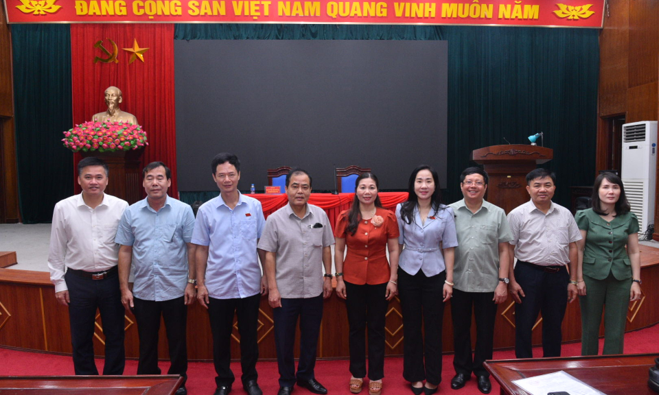 Đoàn Đại biểu Quốc hội tỉnh tiếp xúc cử tri huyện Văn Giang