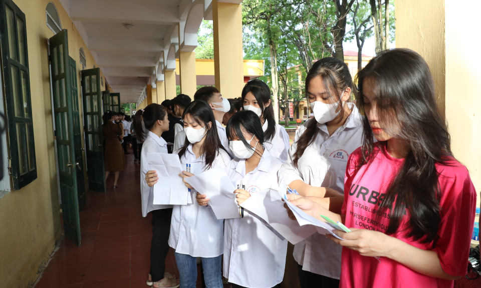 Ngày thi đầu tiên của kỳ thi tốt nghiệp THPT năm 2023