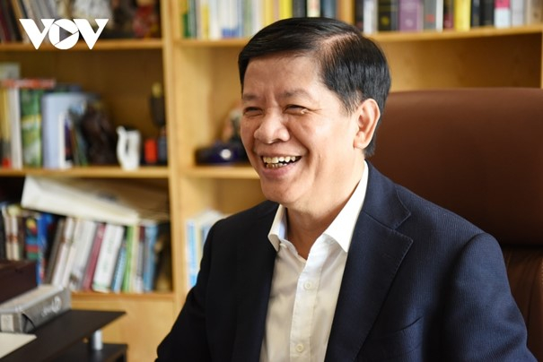 Đại sứ Nguyễn Quốc Cường trong cuộc trao đổi với phóng viên VOV.VN. 