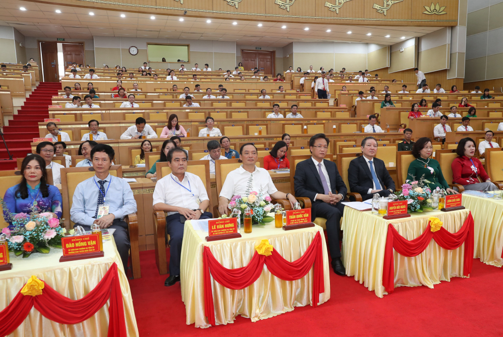 Các đại biểu dự Đại hội đại biểu Hội Nông dân tỉnh lần thứ X, nhiệm kỳ 2023 – 2028