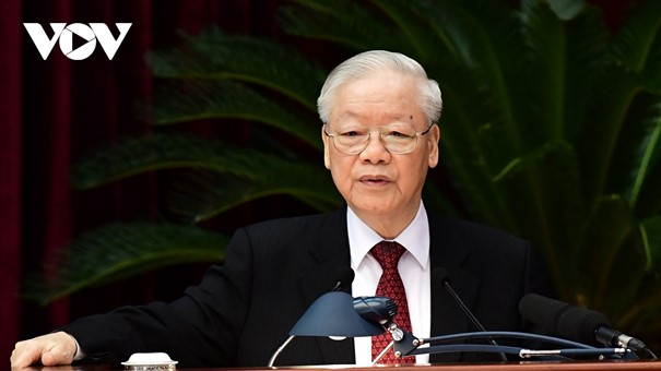 Tổng Bí thư Nguyễn Phú Trọng phát biểu khai mạc Hội nghị Trung ương 8 khóa XIII