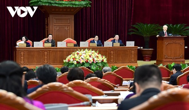Tổng Bí thư Nguyễn Phú Trọng phát biểu khai mạc Hội nghị Trung ương 8