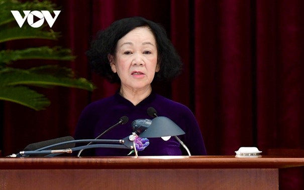 Bà Trương Thị Mai - Ủy viên Bộ Chính trị, Thường trực Ban Bí thư, Trưởng Ban Tổ chức Trung ương
