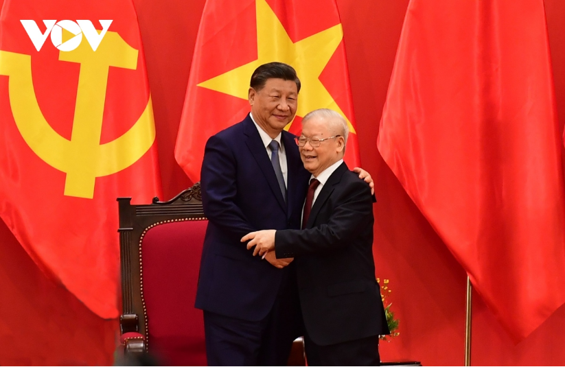 Tổng Bí thư Nguyễn Phú Trọng và Tổng Bí thư, Chủ tịch nước Trung Quốc Tập Cận Bình