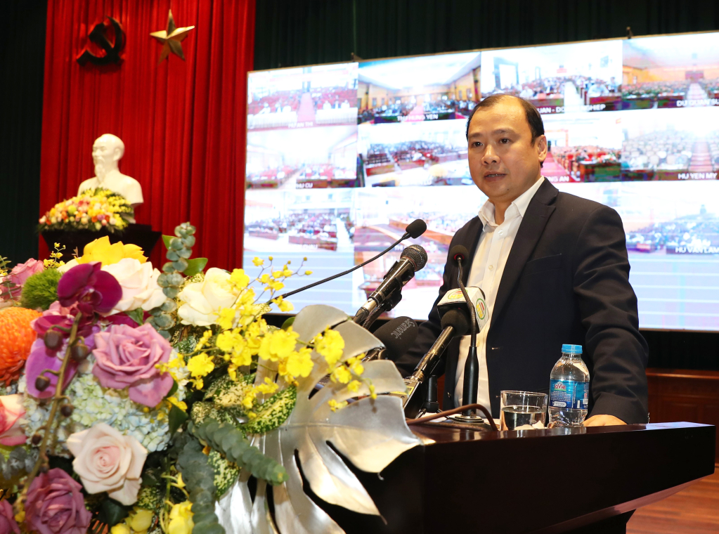 Đồng chí Lê Hải Bình, Ủy viên dự khuyết BCH Trung ương Đảng, Phó Trưởng ban Tuyên giáo Trung ương thông tin thời sự