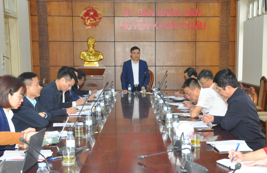 Tổ giám sát số 1 giám sát tại huyện Khoái Châu