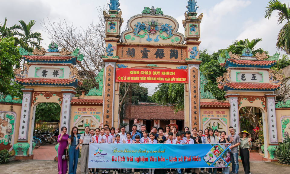 Đoàn khảo sát đánh giá mô hình sản phẩm du lịch trải nghiệm văn hóa lịch sử