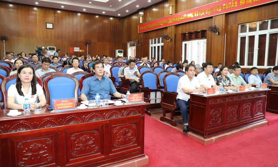 Đoàn đại biểu Quốc hội tỉnh tiếp xúc cử tri các huyện Văn Lâm, Văn Giang