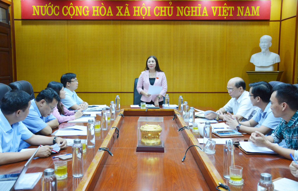 Các đại biểu dự buổi giám sát tại Ban Quản lý các khu VV888 bet đăng nhập tỉnh