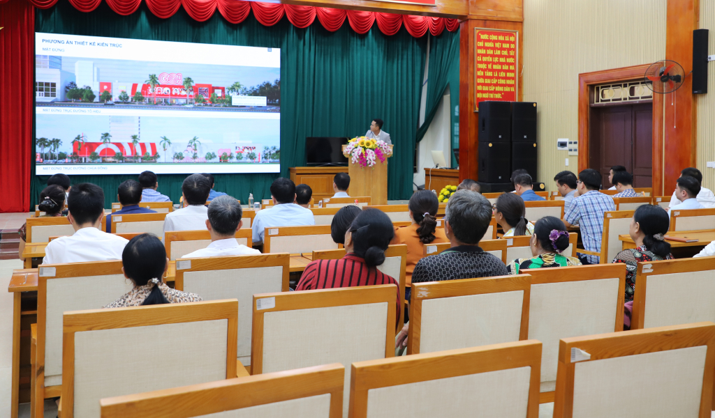 Hội nghị Công bố công khai Đồ án quy hoạch chi tiết xây dựng tỉ lệ 1/500- Dự án Trung tâm thương mại GO! Hưng Yên