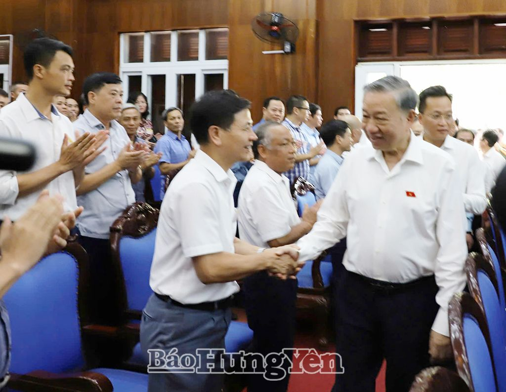Tổng Bí thư, Chủ tịch nước Tô Lâm với cử tri huyện Văn Giang