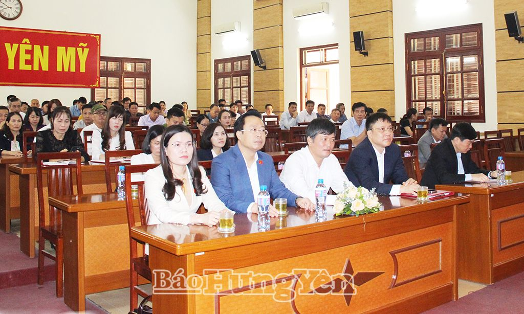 Hội nghị tiếp xúc cử tri huyện Yên Mỹ