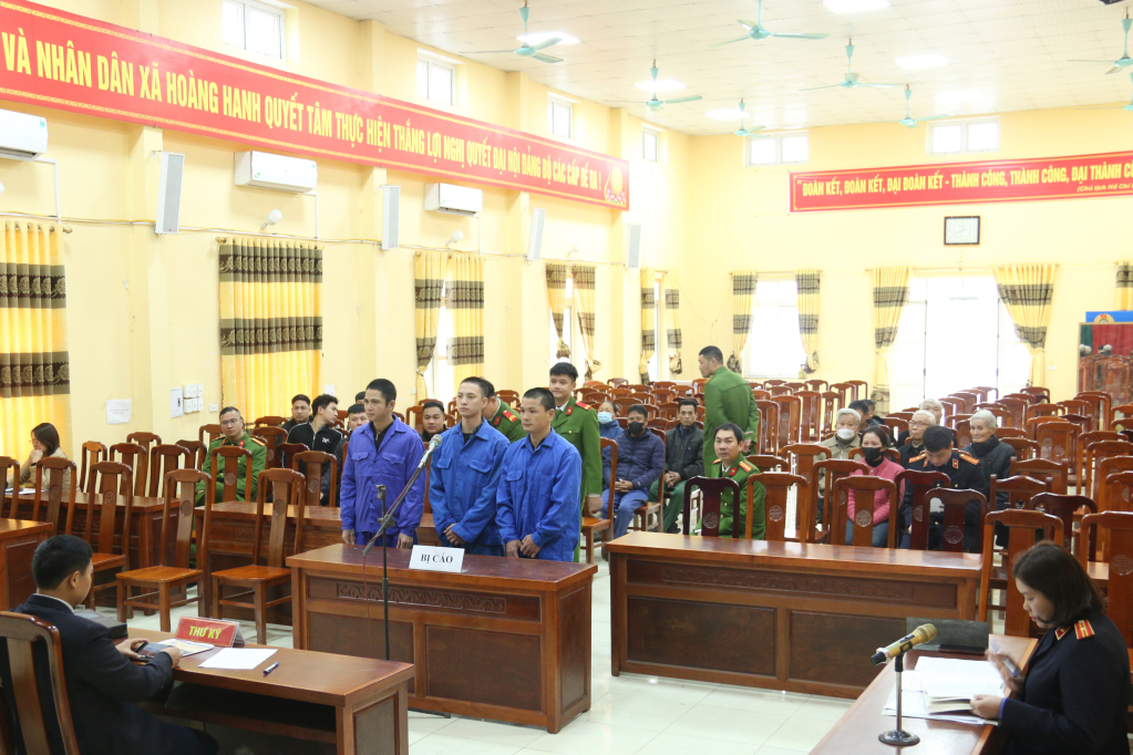 Bị cáo trong các vụ án tại phiên tòa   