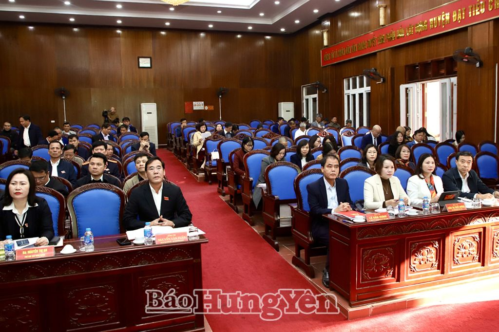 Toàn cảnh kỳ họp thứ mười bốn HĐND huyện Văn Giang