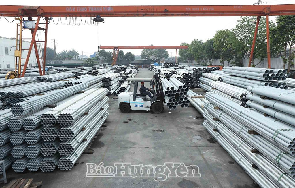 Sản xuất tại Công ty TNHH Thép Hòa Phát Hưng Yên, Khu công nghiệp Phố Nối A