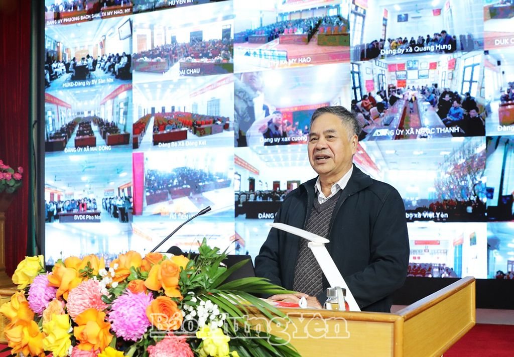 PGS.TS Nguyễn Viết Thông, nguyên Phó Trưởng ban Tư tưởng – Văn hóa Trung ương truyền đạt Chuyên đề năm 2025